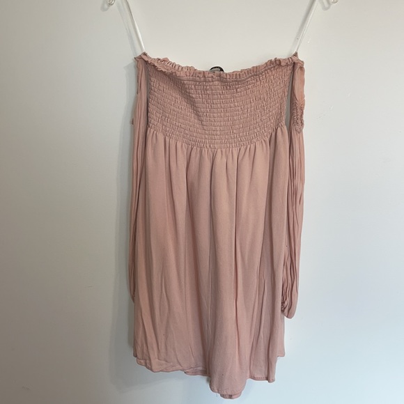 Smocked Off the Shoulder Dress - Picture 3 of 4